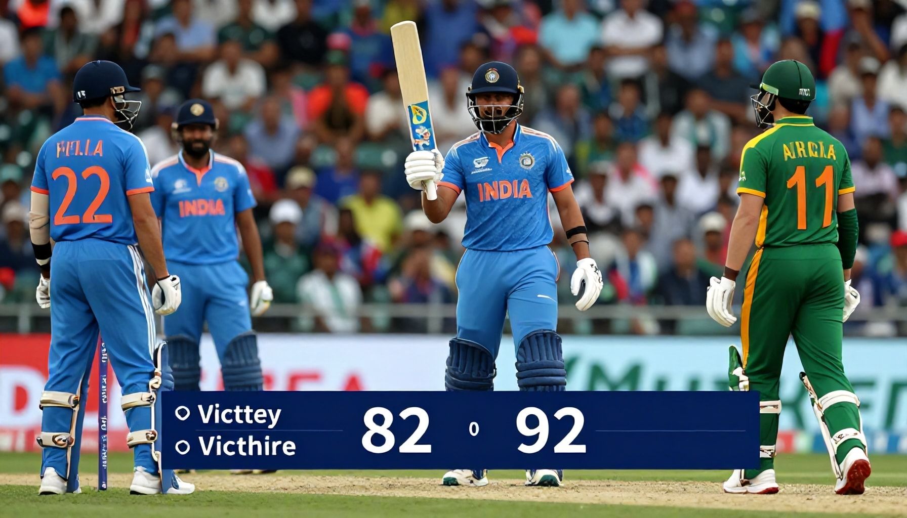 The Match Scorecard: India's 82-Run Victory Over South Africa