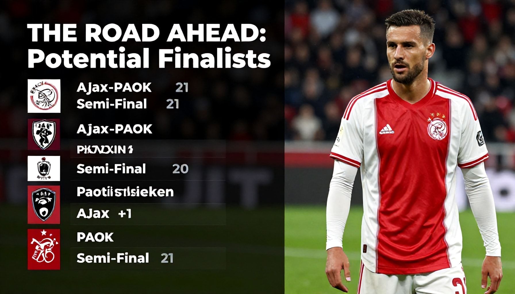 The Road Ahead: Potential Finalists from the Ajax-PAOK Semi-Final