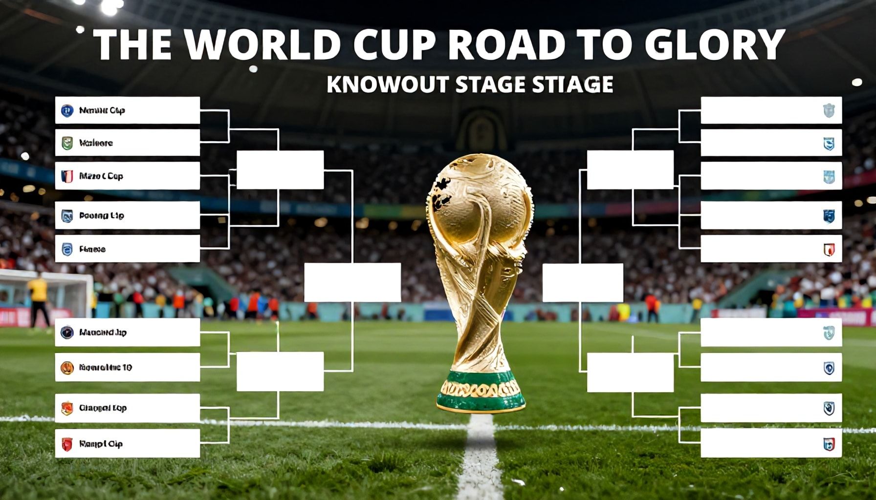 The World Cup's Road to Glory: Knockout Stage Brackets Revealed After Group Stage Drama