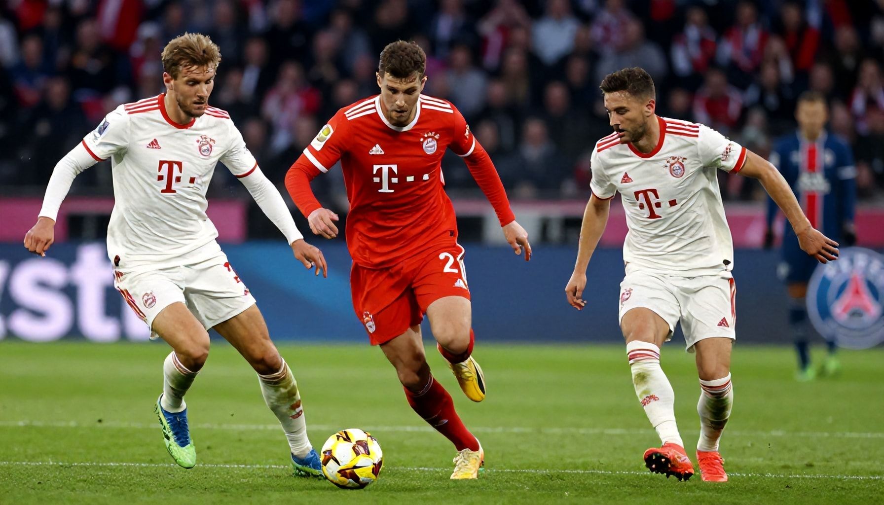 Thomas Müller and Serge Gnabry spearhead Bayern Munich's offensive against PSG