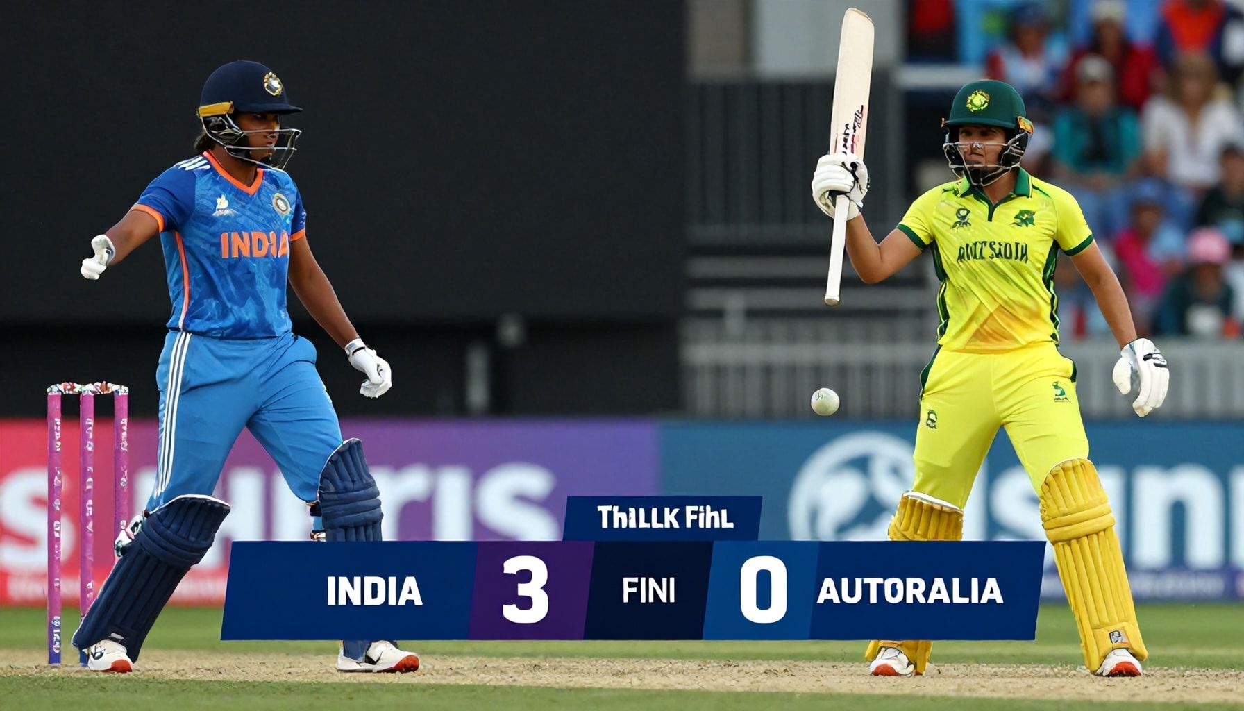 Thrilling Finish Sees India Defeat Australia in Women's Cricket