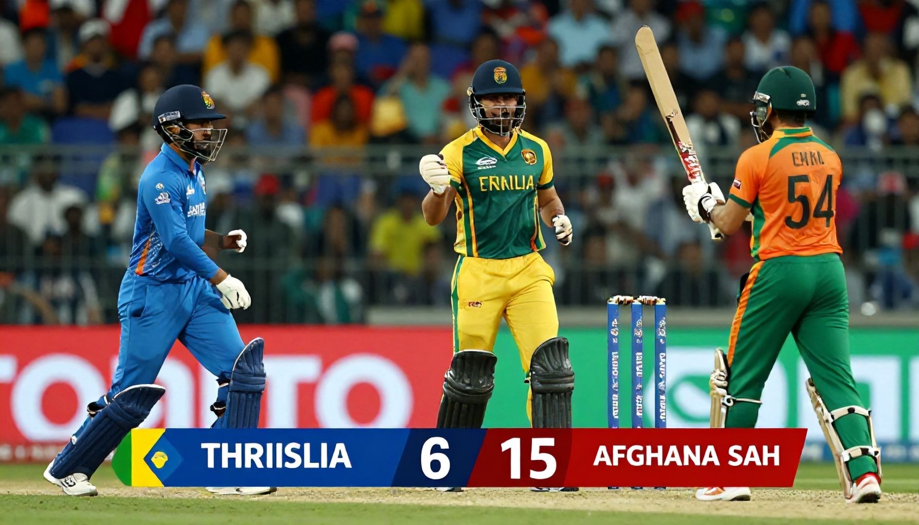 Thrilling Finish Sees Sri Lanka Triumph Over Afghanistan in T20