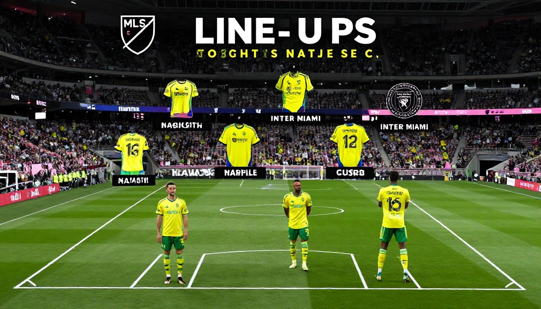 Tonight's MLS Clash: Nashville SC vs Inter Miami Lineups Revealed
