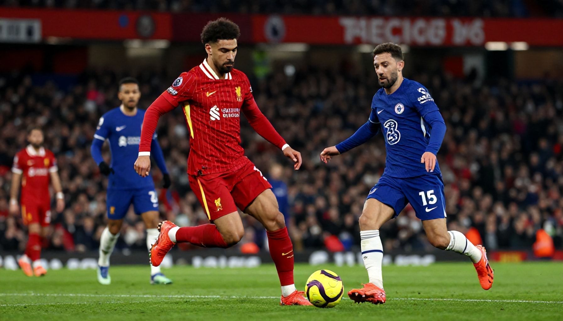 Tonight's Premier League Clash Pits Liverpool Against Chelsea