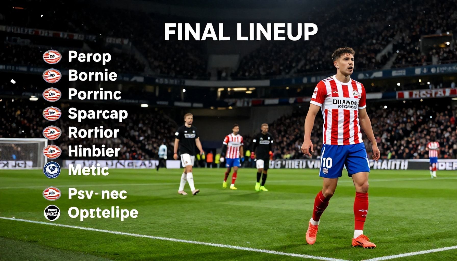Tonight's PSV vs. NEC Matchup Takes Shape with Final Lineups