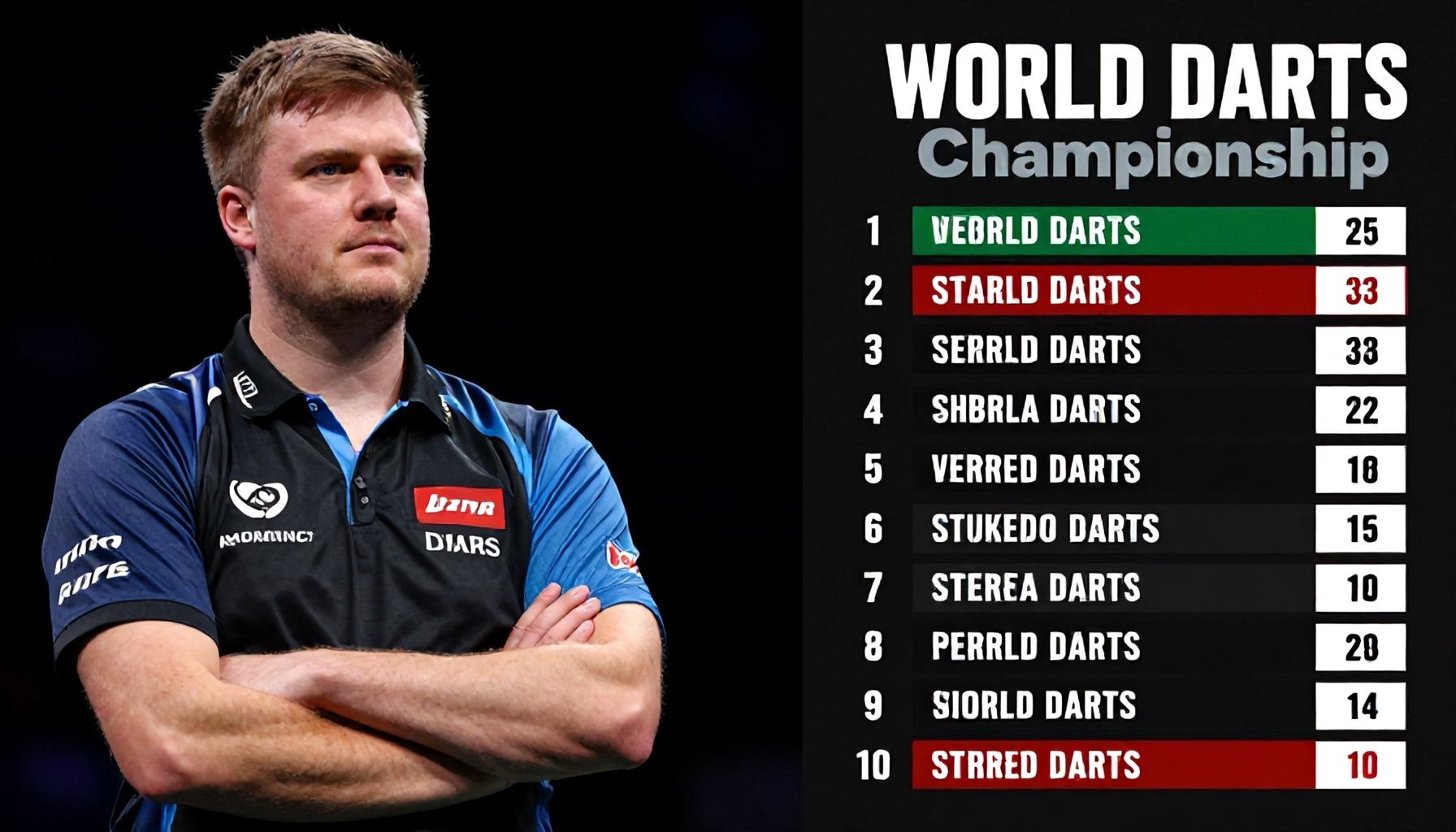 Top seeds confirmed for upcoming World Darts Championship