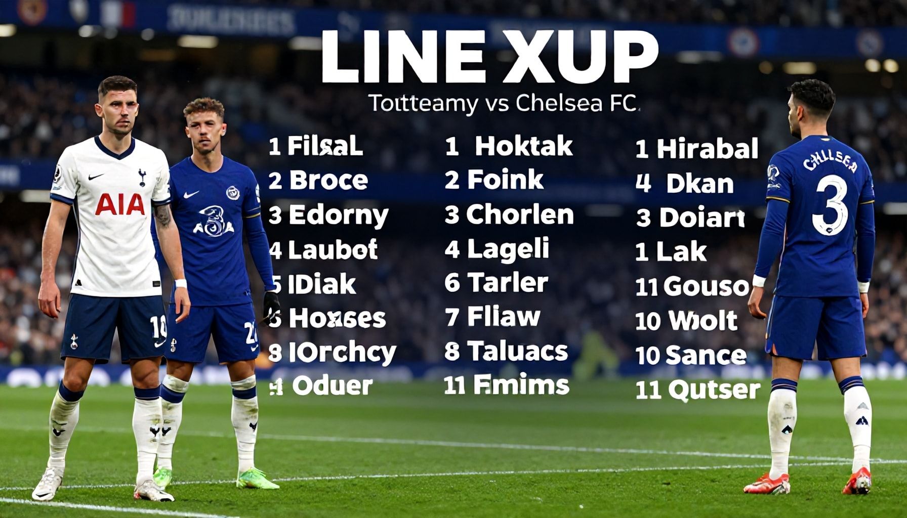 Tottenham and Chelsea Finalise Starting XIs for High-Stakes Showdown
