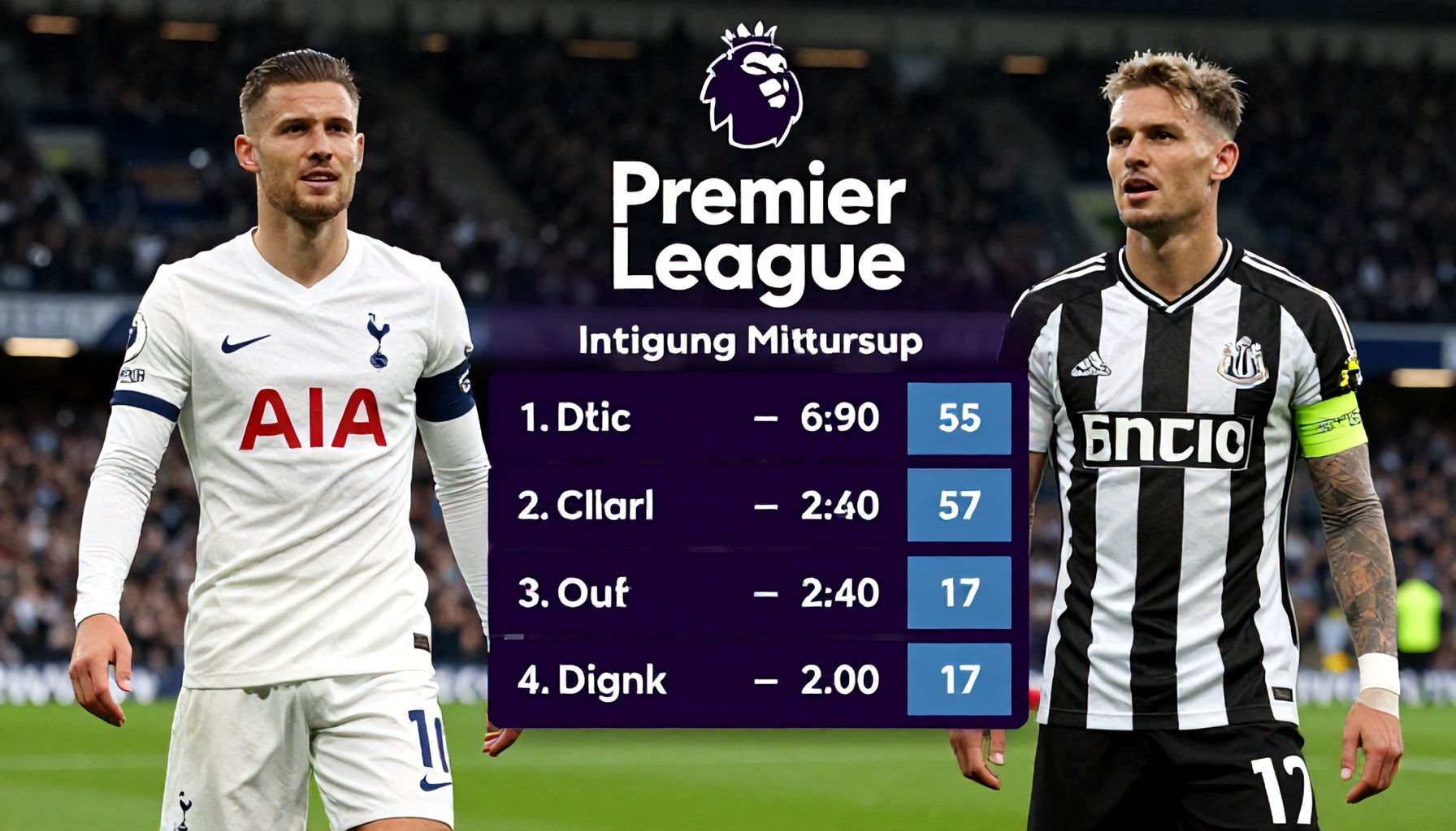 Tottenham Hotspur and Newcastle United Open Campaign with Intriguing Matchup