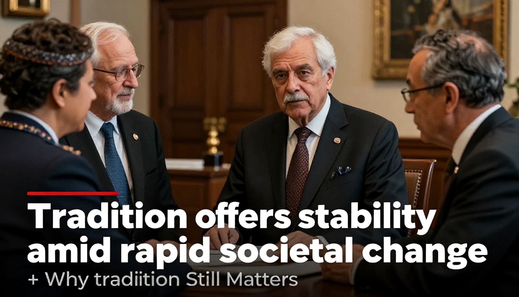 Tradition offers stability amid rapid societal change