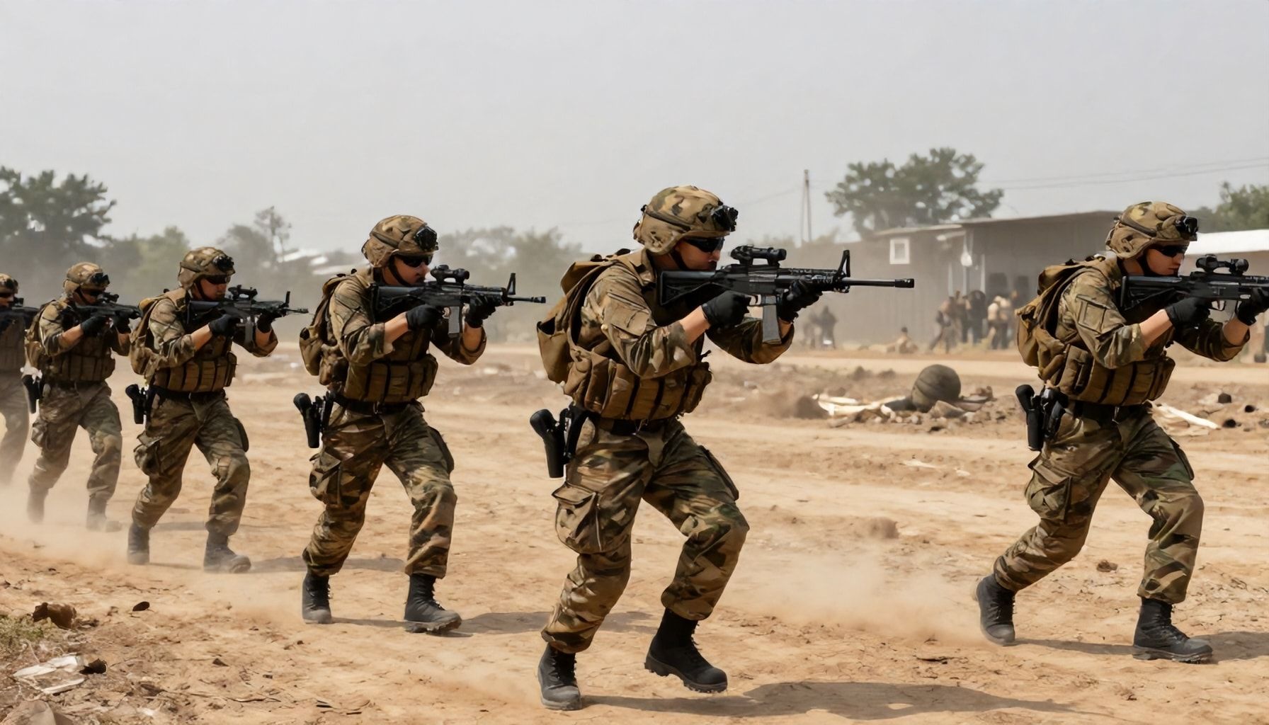 Troops Engage in Comprehensive War Games