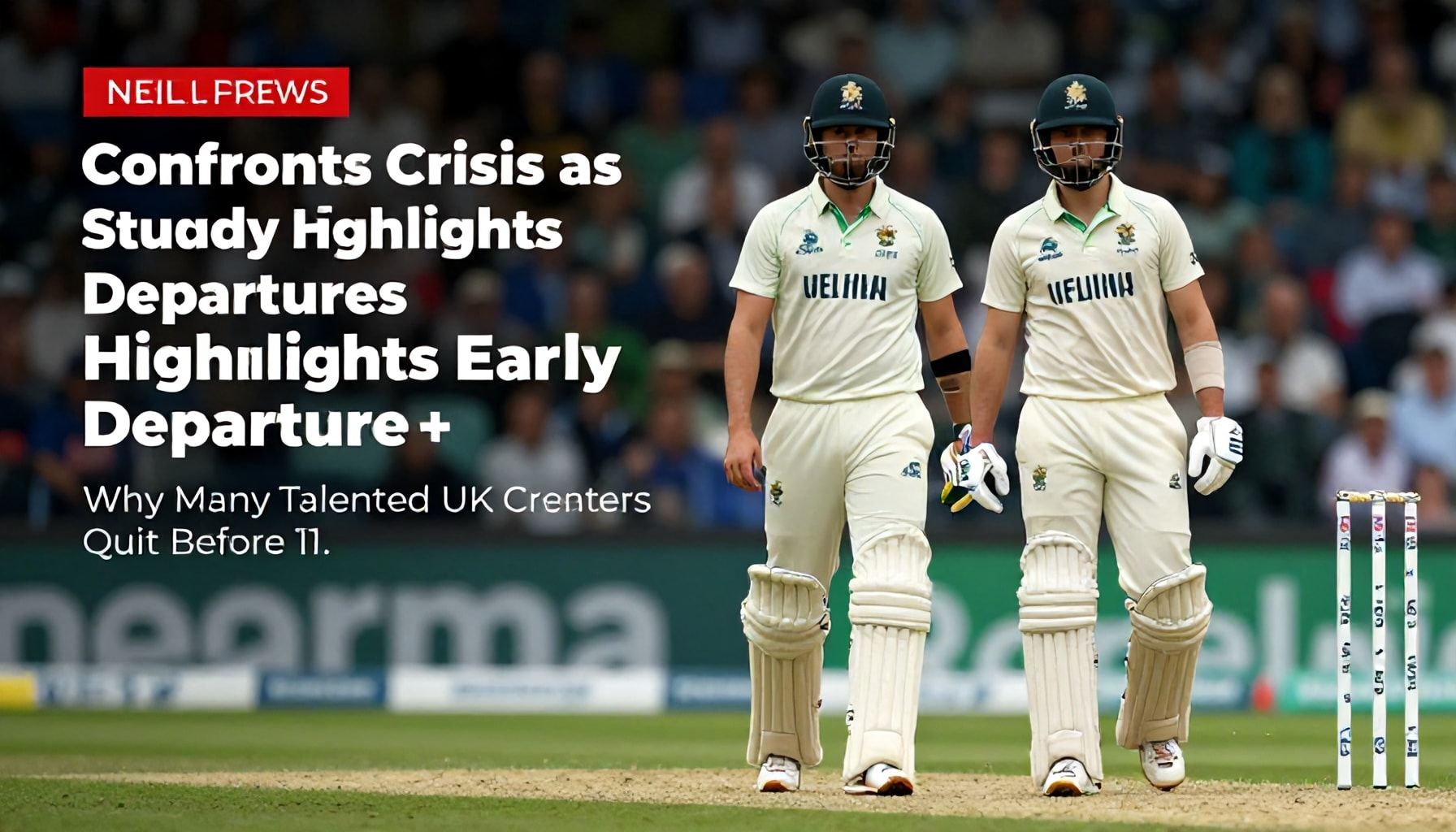 UK Cricket Confronts Crisis as Study Highlights Early Departures
