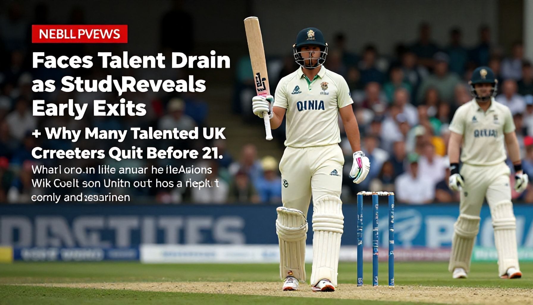 UK Cricket Faces Talent Drain as Study Reveals Early Exits
