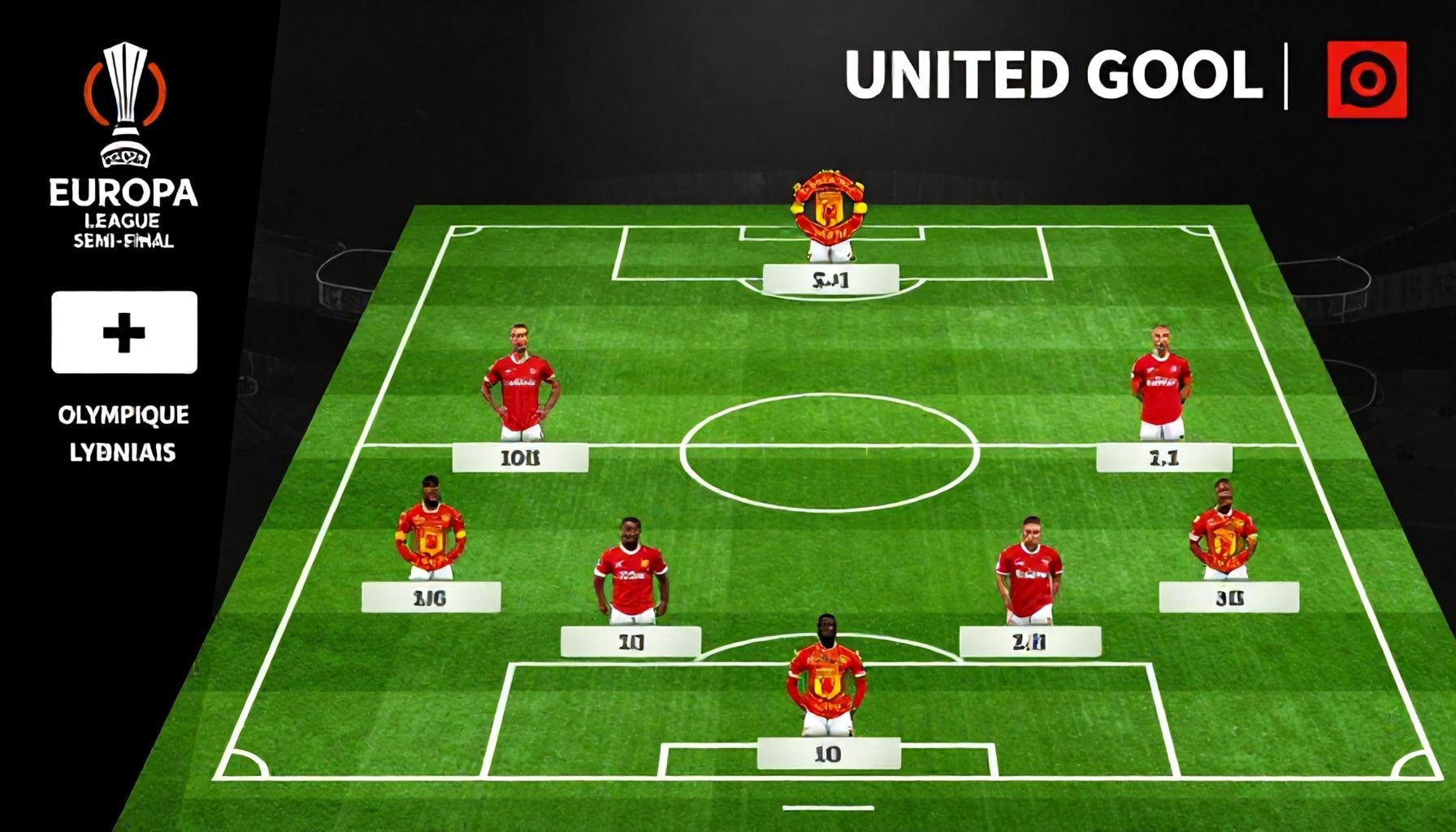 United aim to secure crucial away goal in first leg of Europa League semi-final