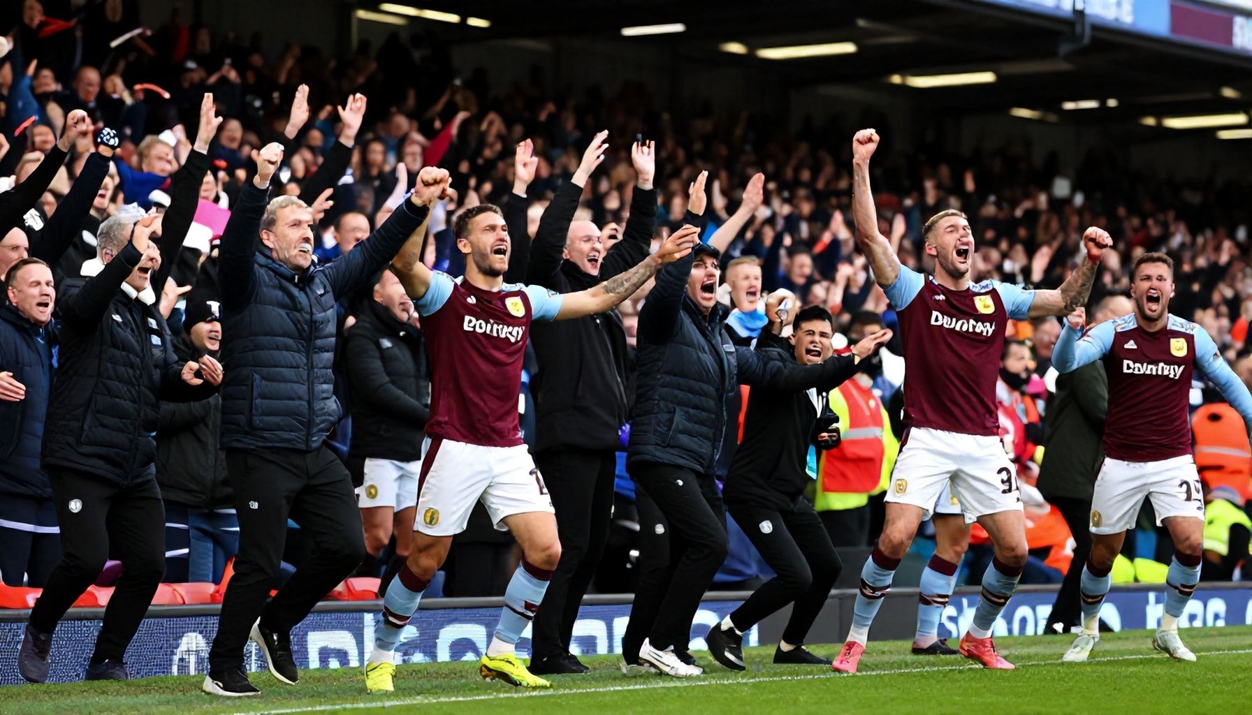 Villa Fans Celebrate Thrilling Comeback Victory