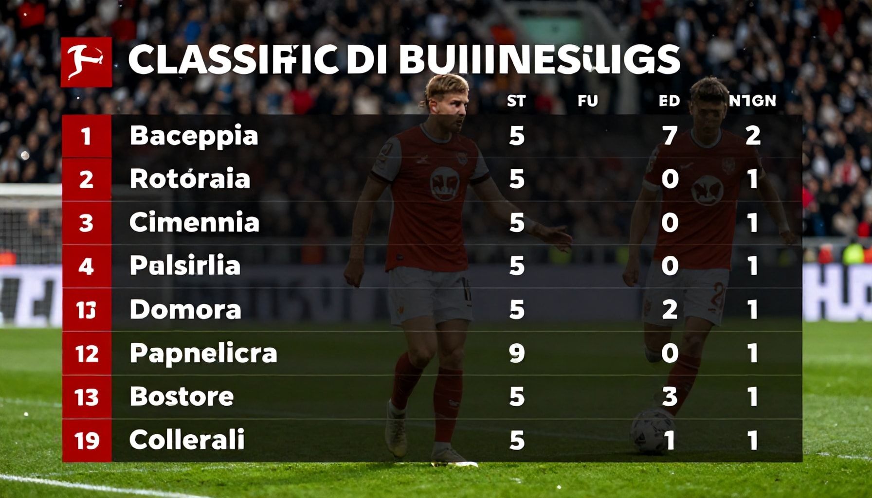 Weekend results shake up Bundesliga standings