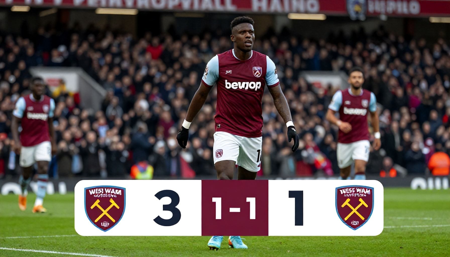 West Ham Triumphs Over Luton in Thrilling 3-1 Win