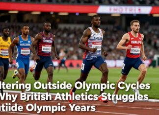 British Athletics Faltering Outside Olympic Cycles