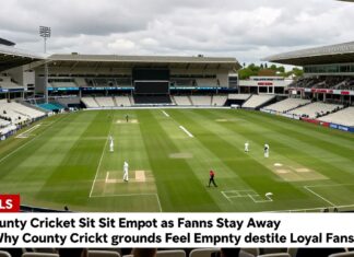 County Cricket Grounds Sit Empty as Fans Stay Away
