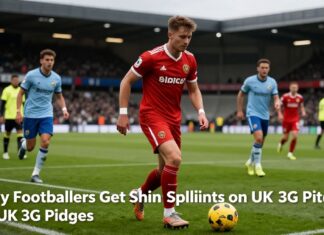 Footballers Suffer Shin Splints on 3G Pitches