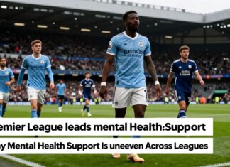 Premier League leads mental health support as lower leagues lag behind