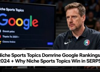 Niche Sports Topics Dominate Google Rankings in 2024