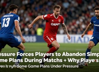 Pressure Forces Players to Abandon Simple Game Plans During Matches