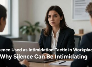 Silence Used as Intimidation Tactic in Workplace