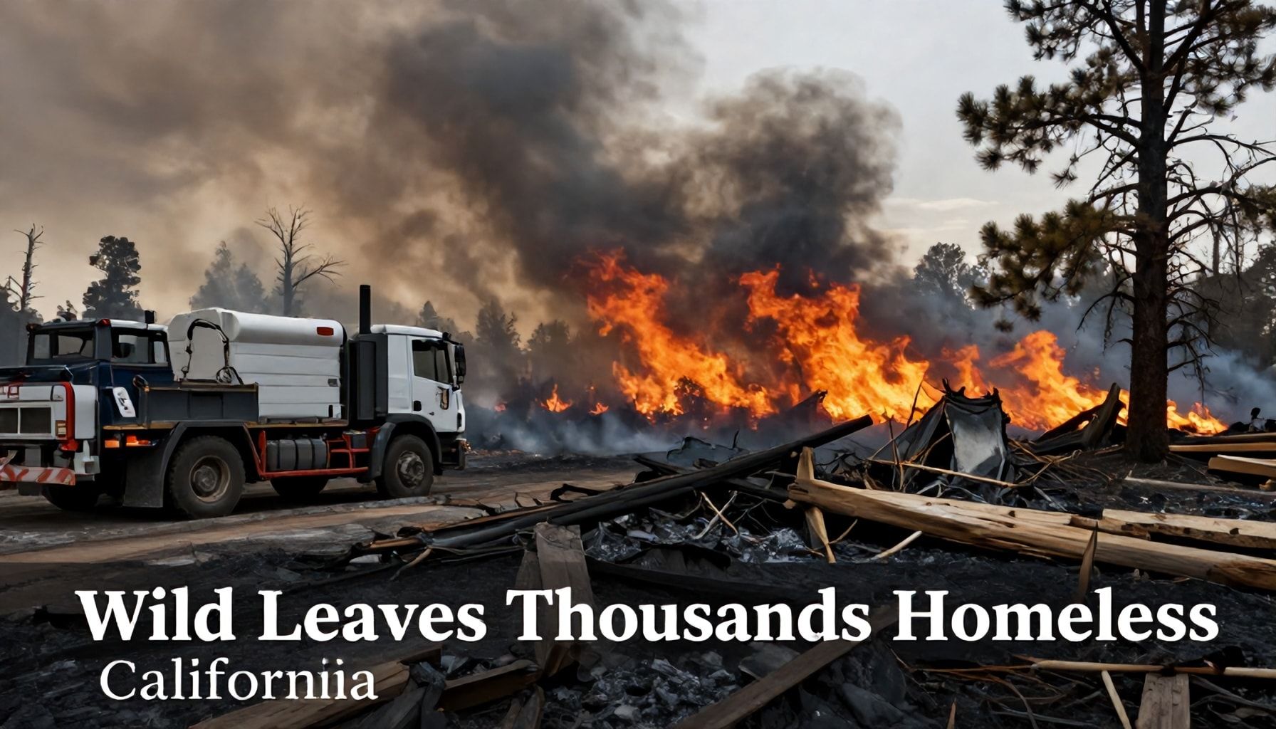 Wildfire Destruction Leaves Thousands Homeless in California