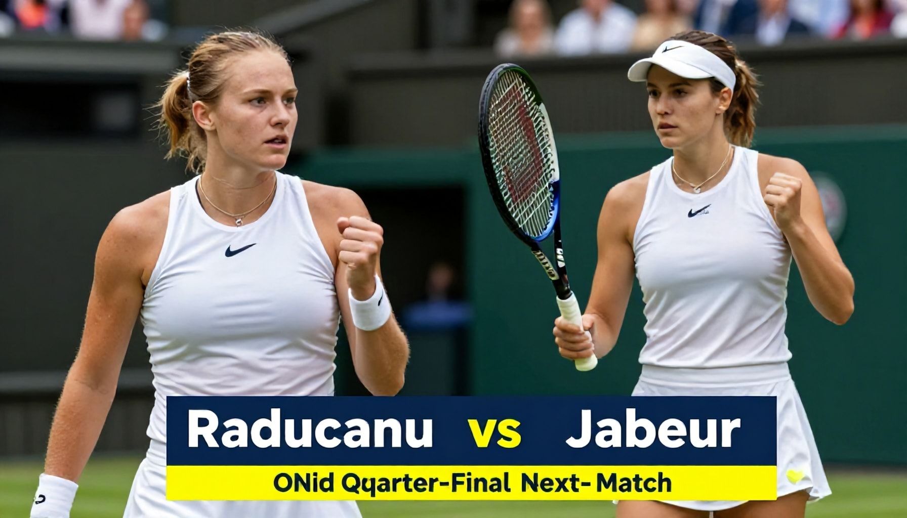 Wimbledon Quarter-Final Showdown: Raducanu vs Jabeur