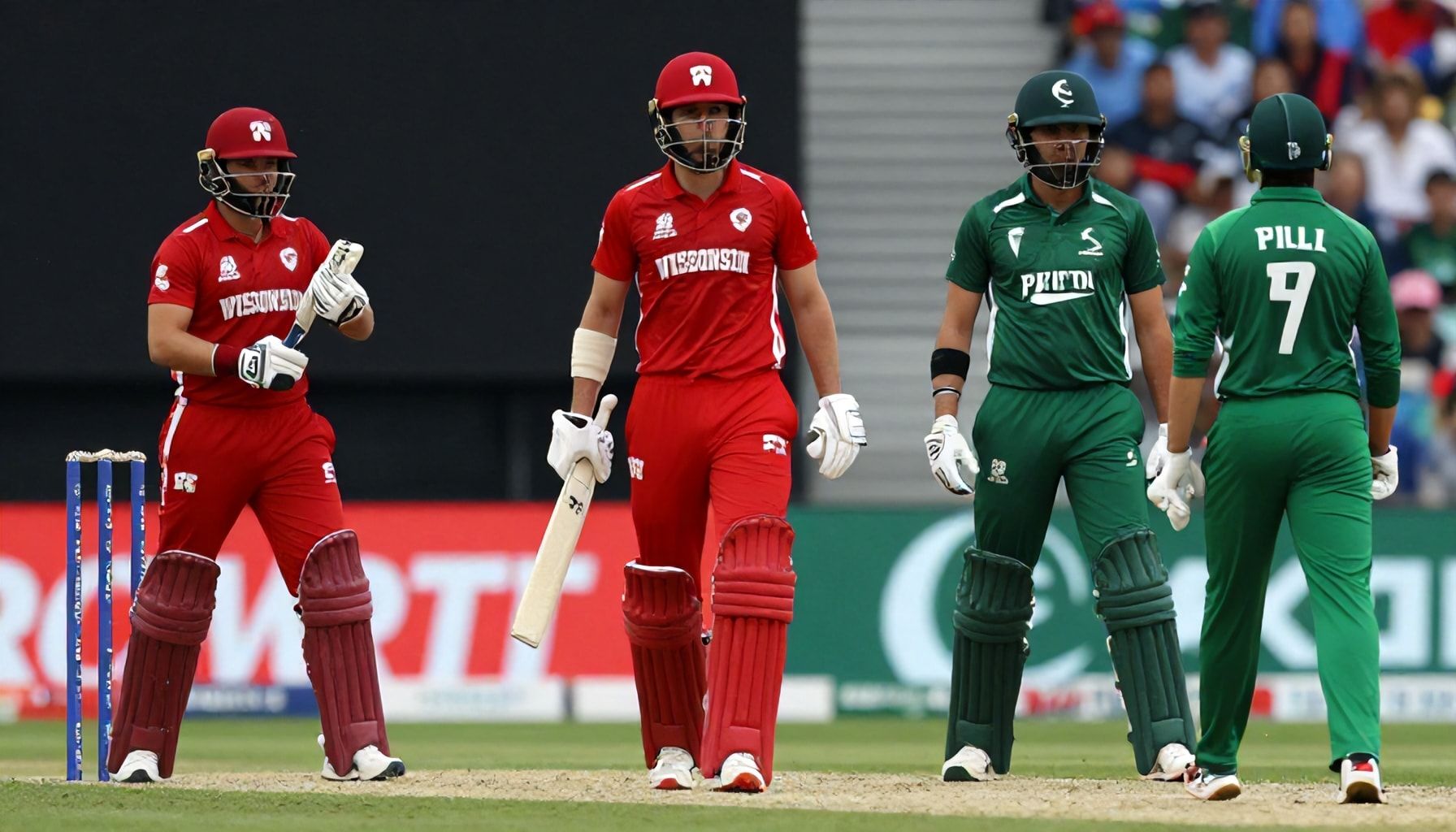 Wisconsin and Pakistan Square Off in Crucial Cricket Showdown