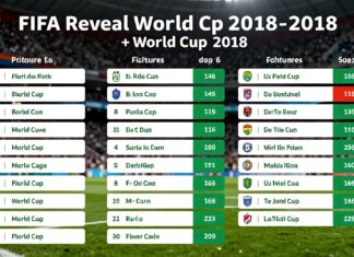 FIFA Reveals World Cup 2018 Fixtures