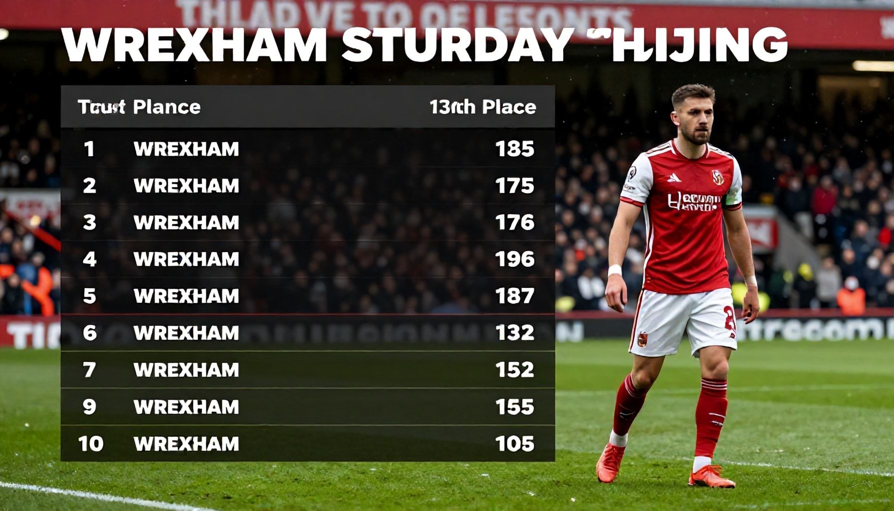 Wrexham's Saturday Triumph Elevates Them to 13th Place