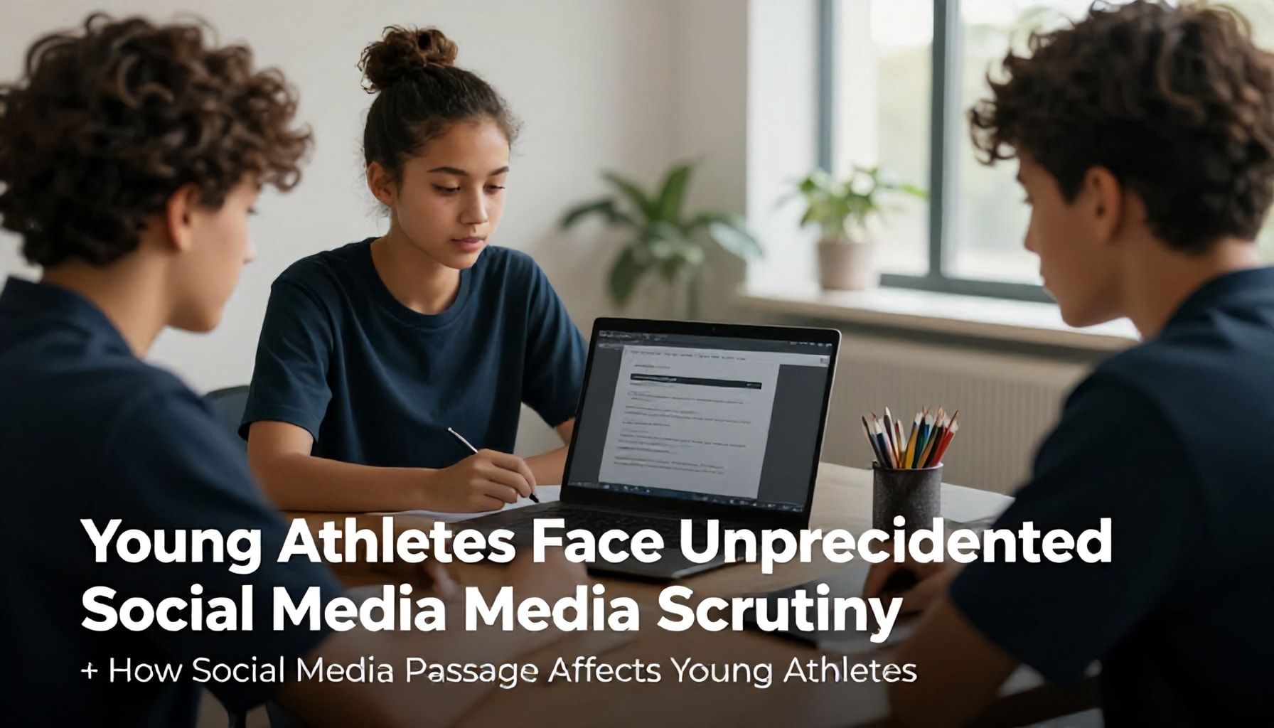 Young Athletes Face Unprecedented Social Media Scrutiny