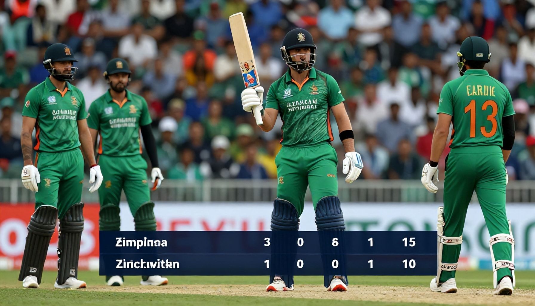 Zimbabwe Struggles as Afghanistan Dominates with Bat and Ball