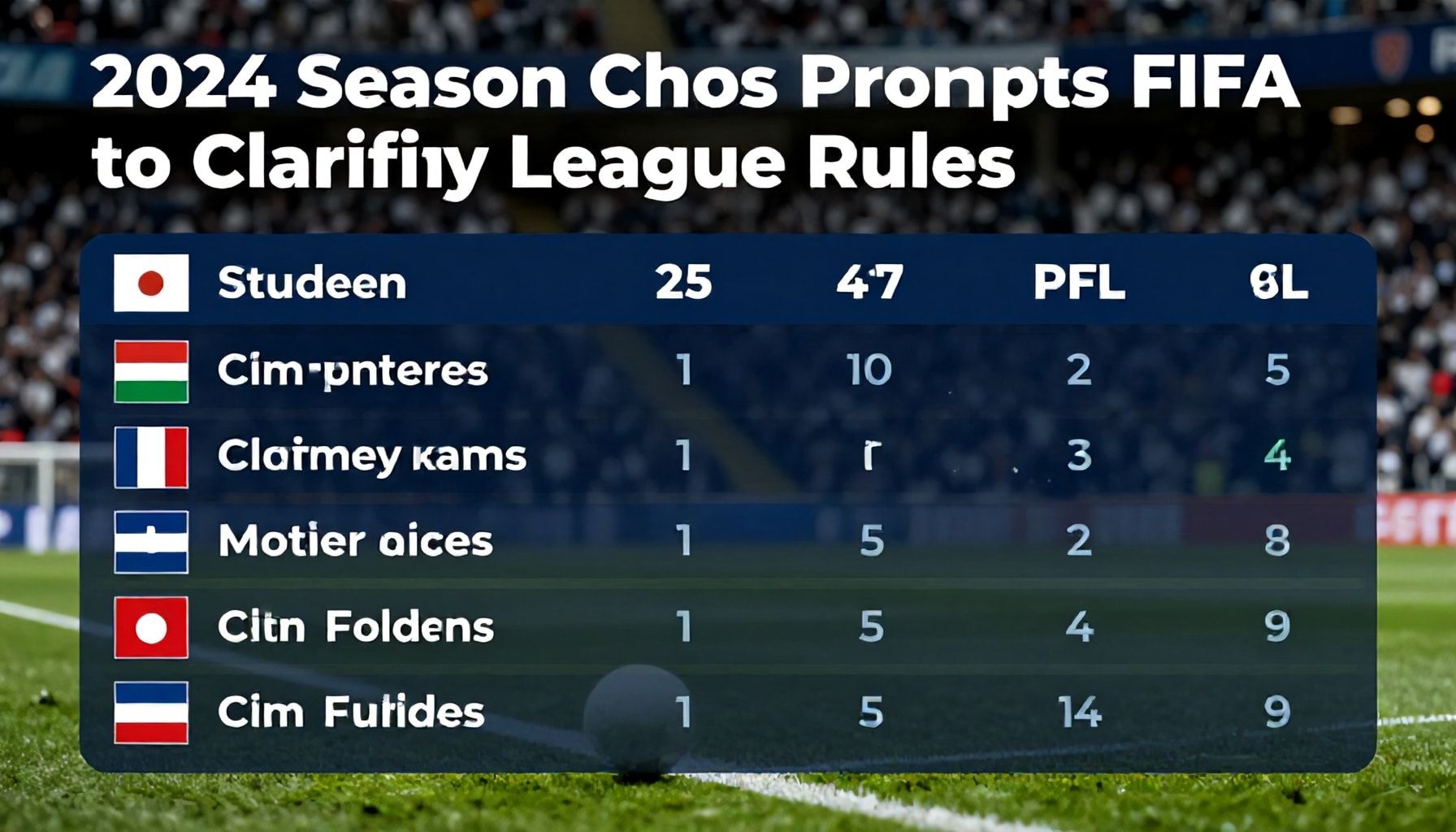 2024 Season Chaos Prompts FIFA to Clarify League Rules