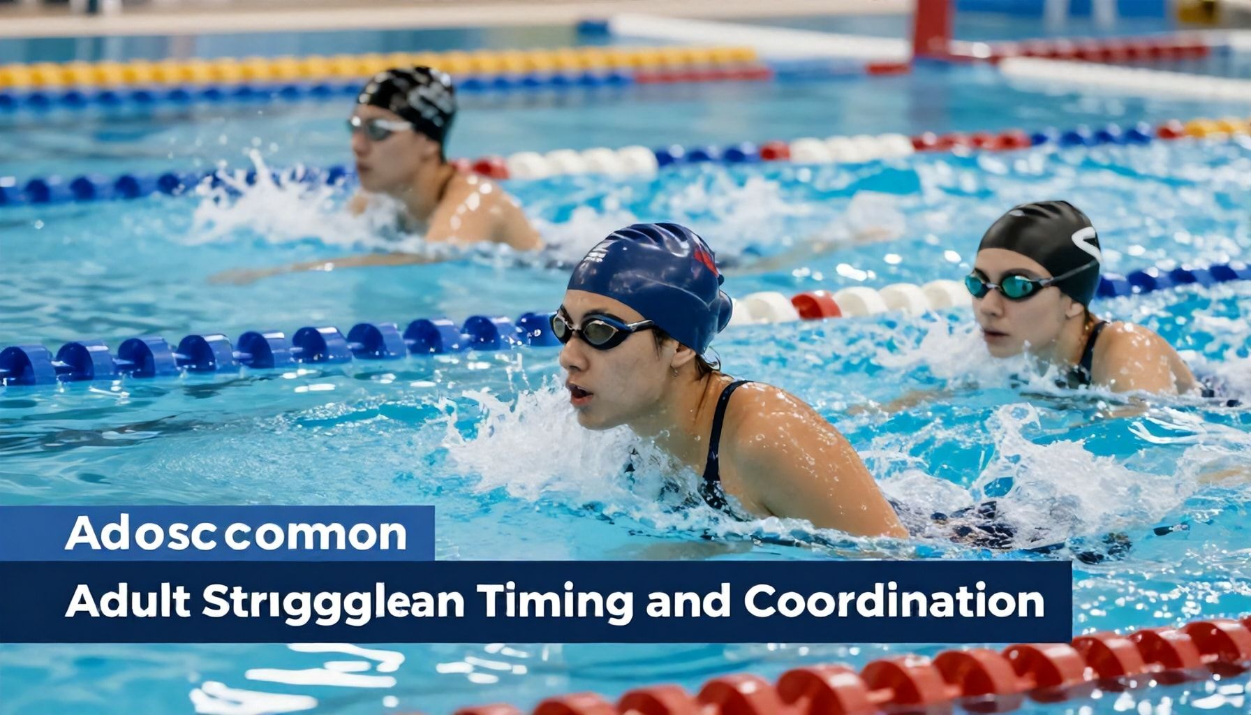 Adult Swimmers Struggle with Timing and Coordination