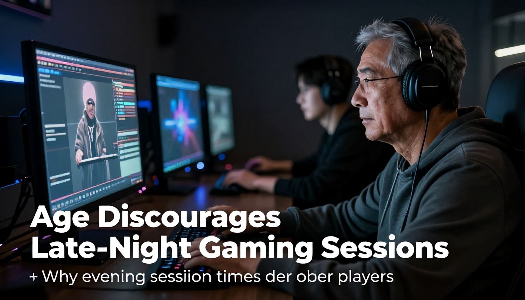 Age Discourages Late-Night Gaming Sessions