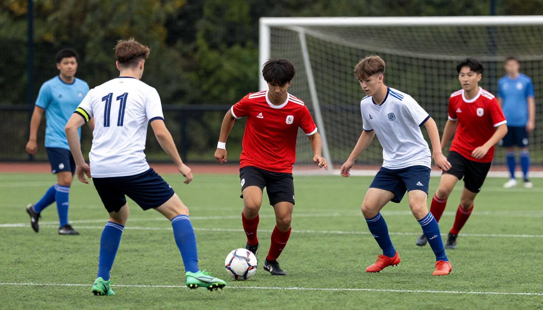 Amateur Five-a-Side Squads Struggle to Maintain Defensive Formations