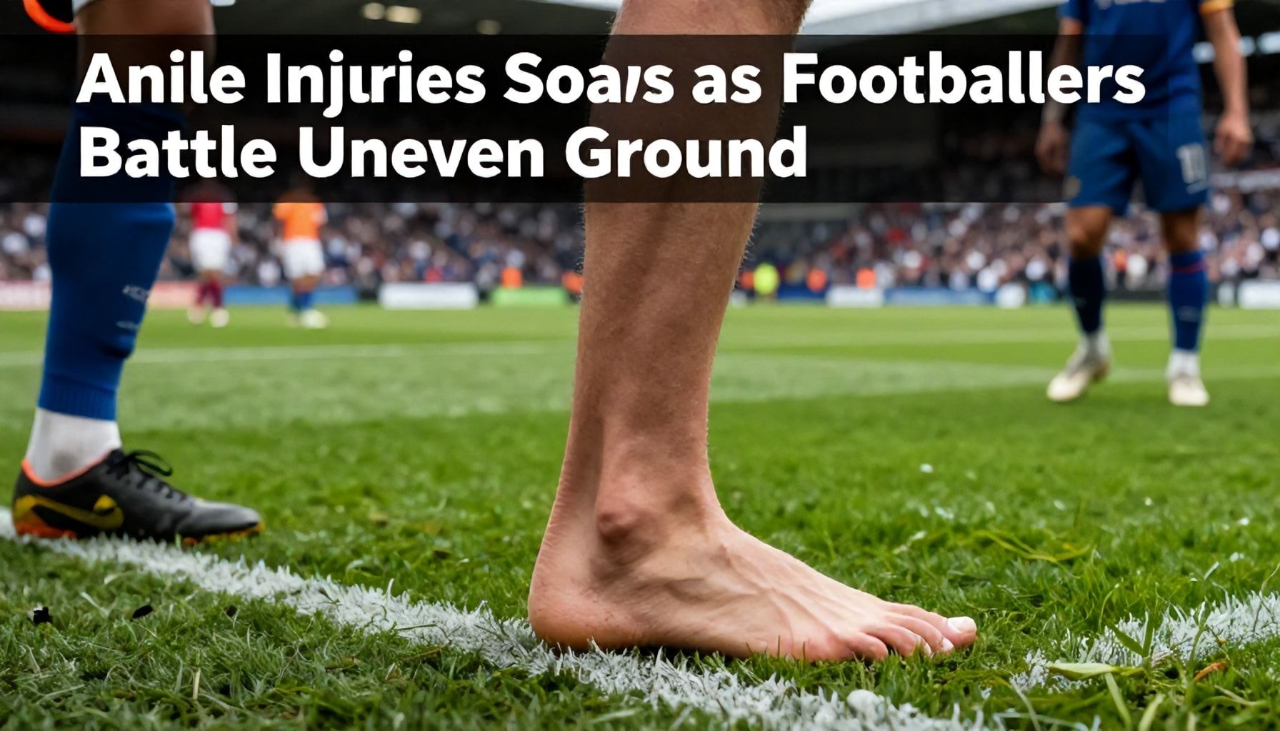 Ankle Injuries Soar as Footballers Battle Uneven Ground