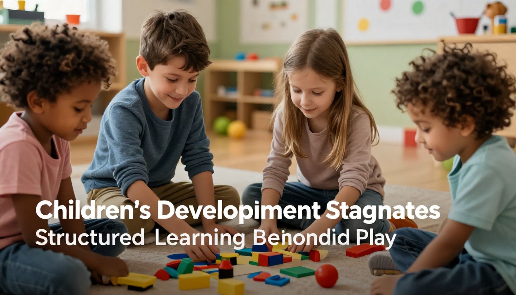Children's Development Stagnates Without Structured Learning Beyond Play