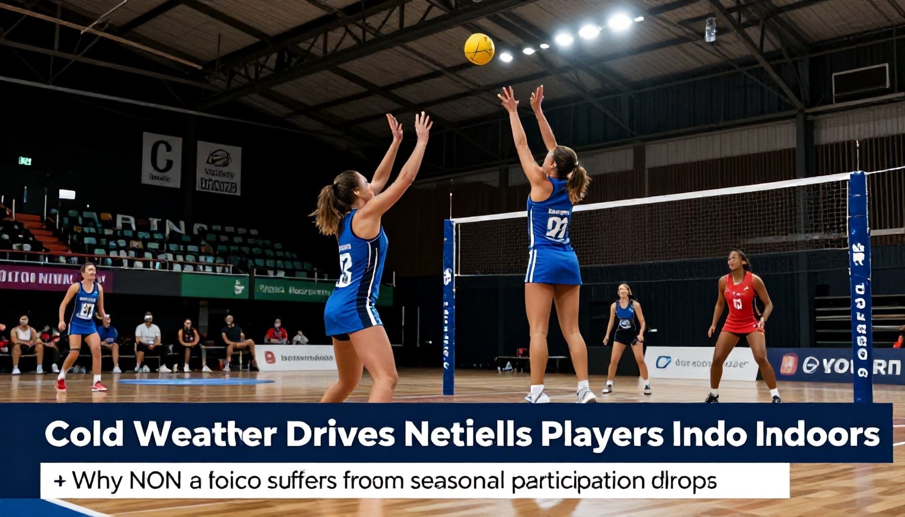 Cold Weather Drives Netball Players Indoors