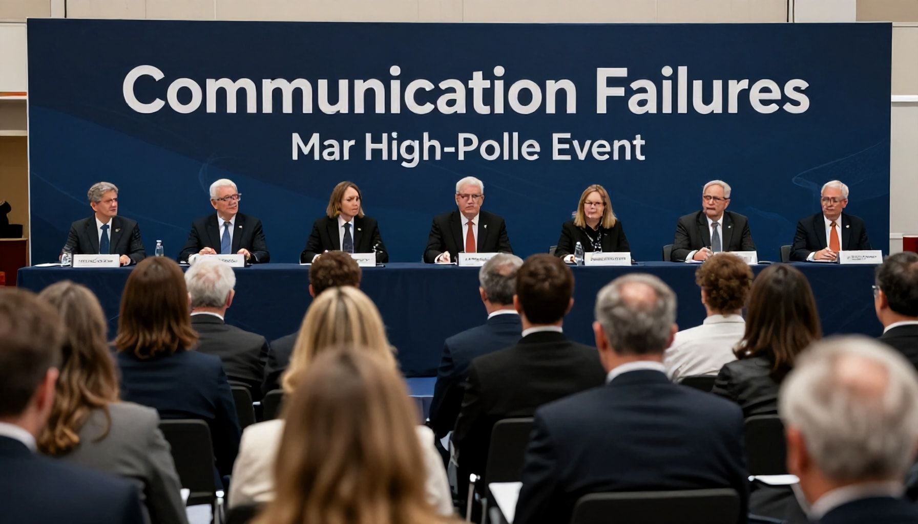 Communication Failures Mar High-Profile Event