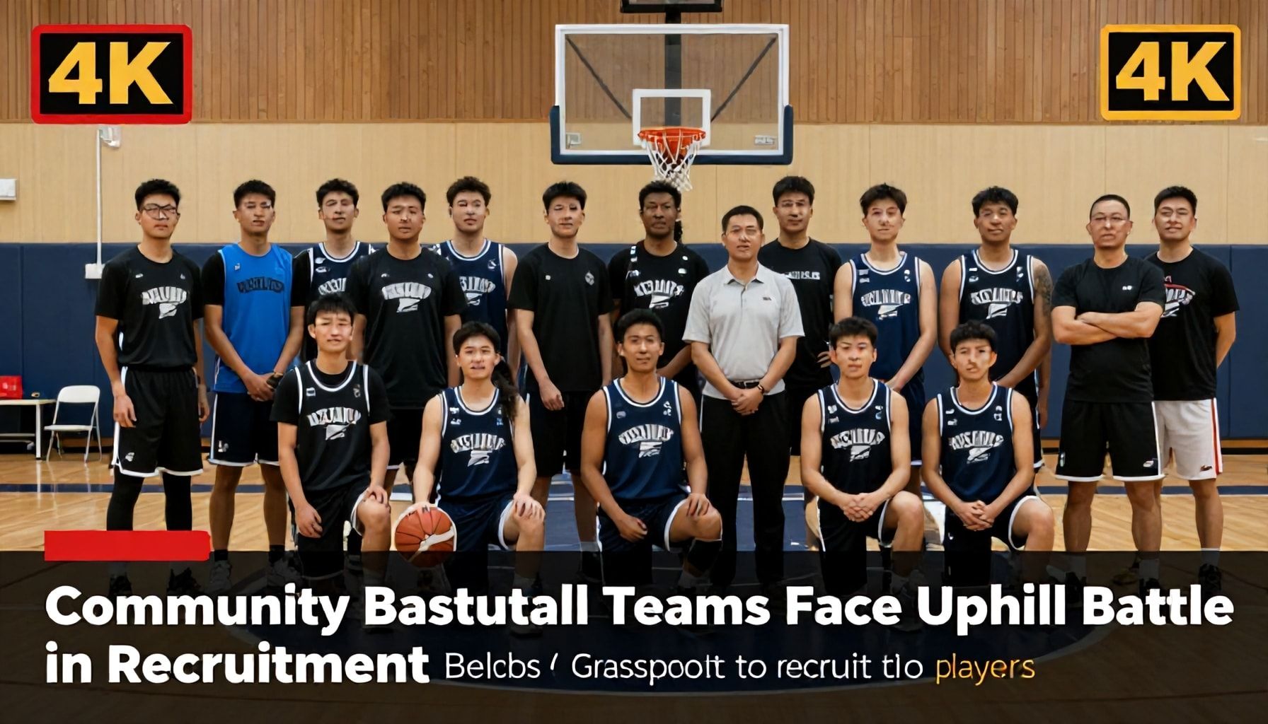 Community Basketball Teams Face Uphill Battle in Recruitment