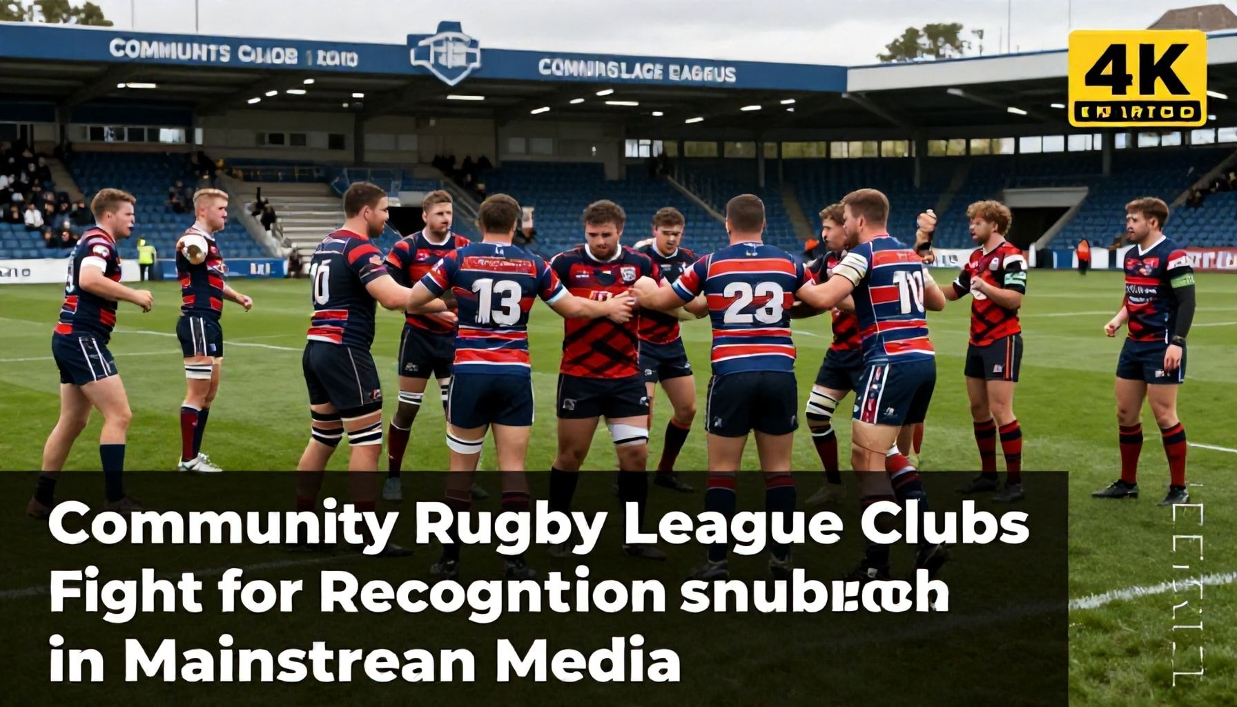 Community Rugby League Clubs Fight for Recognition in Mainstream Media