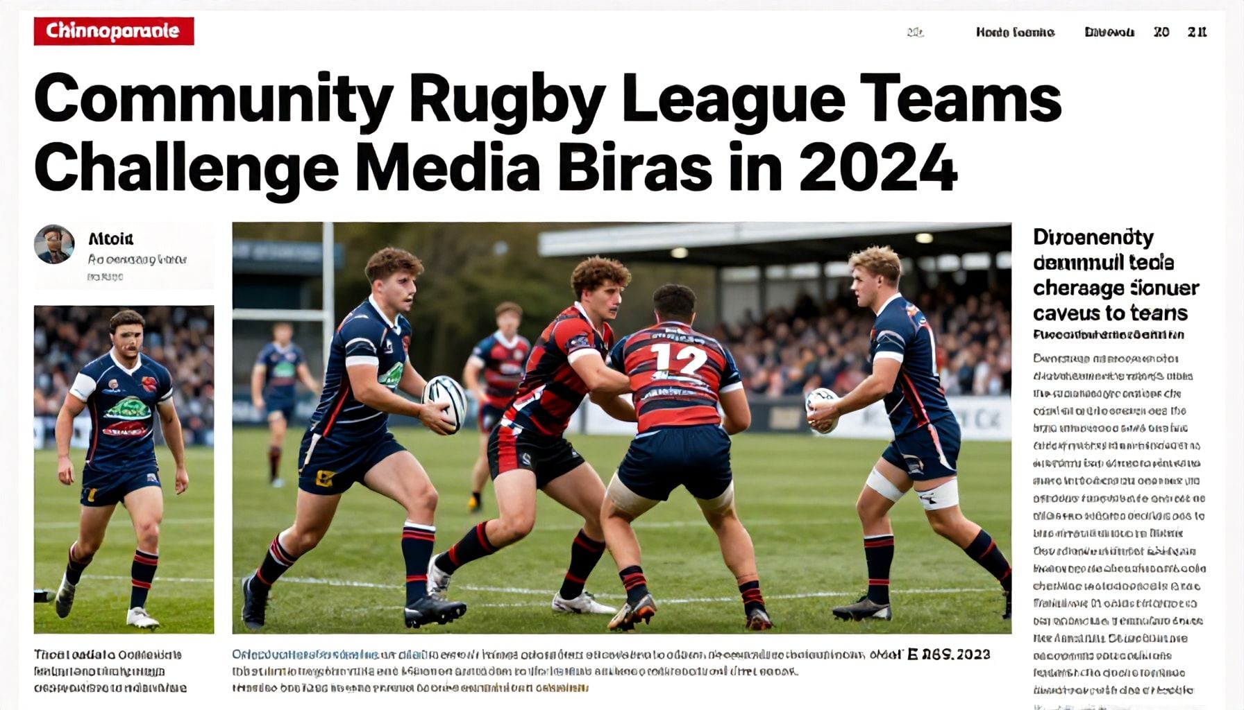 Community Rugby League Teams Challenge Media Bias in 2024