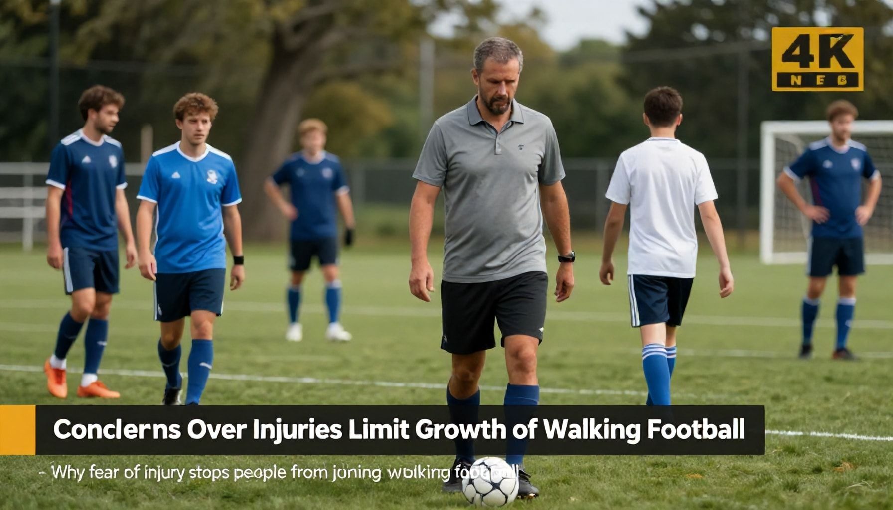 Concerns Over Injuries Limit Growth of Walking Football