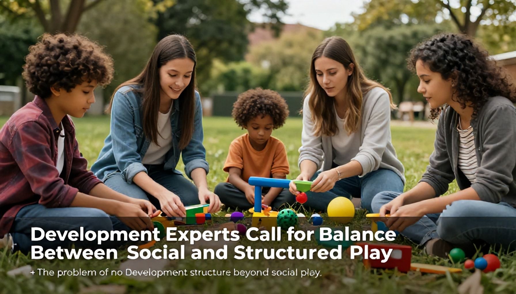 Development Experts Call for Balance Between Social and Structured Play
