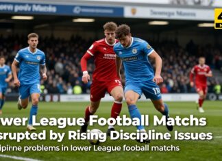 Lower League Football Matches Disrupted by Rising Discipline Issues