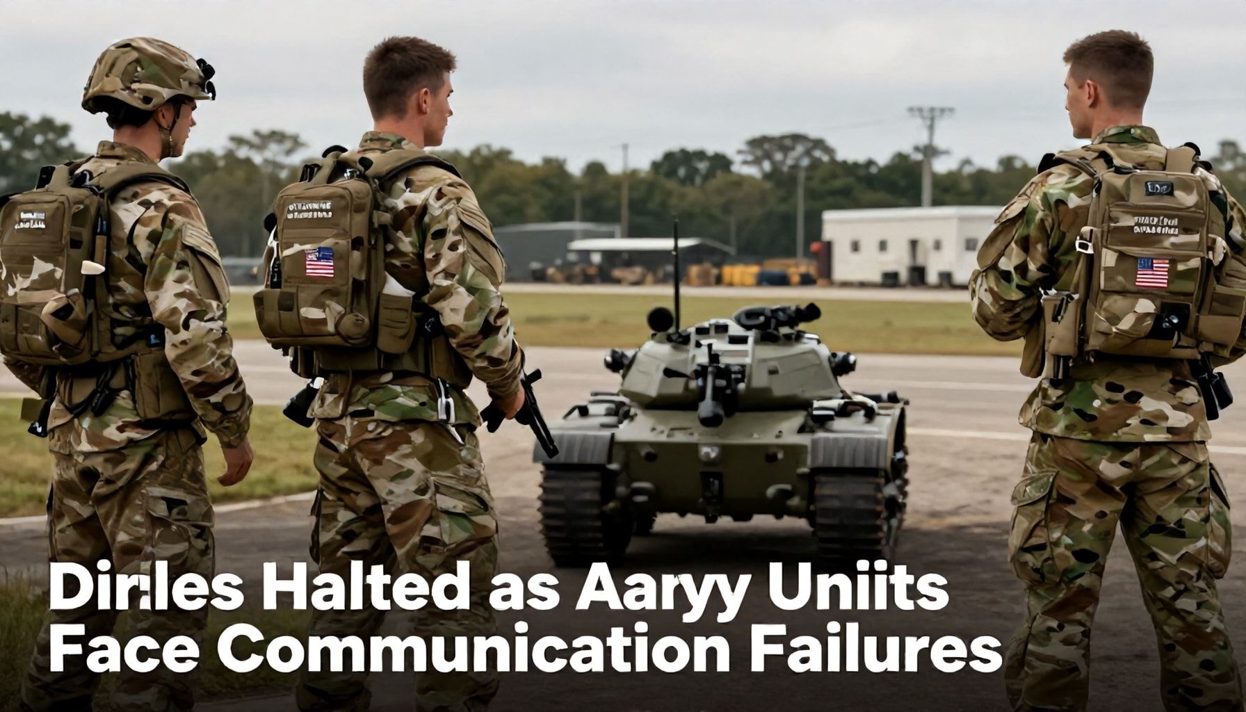 Drills Halted as Army Units Face Communication Failures