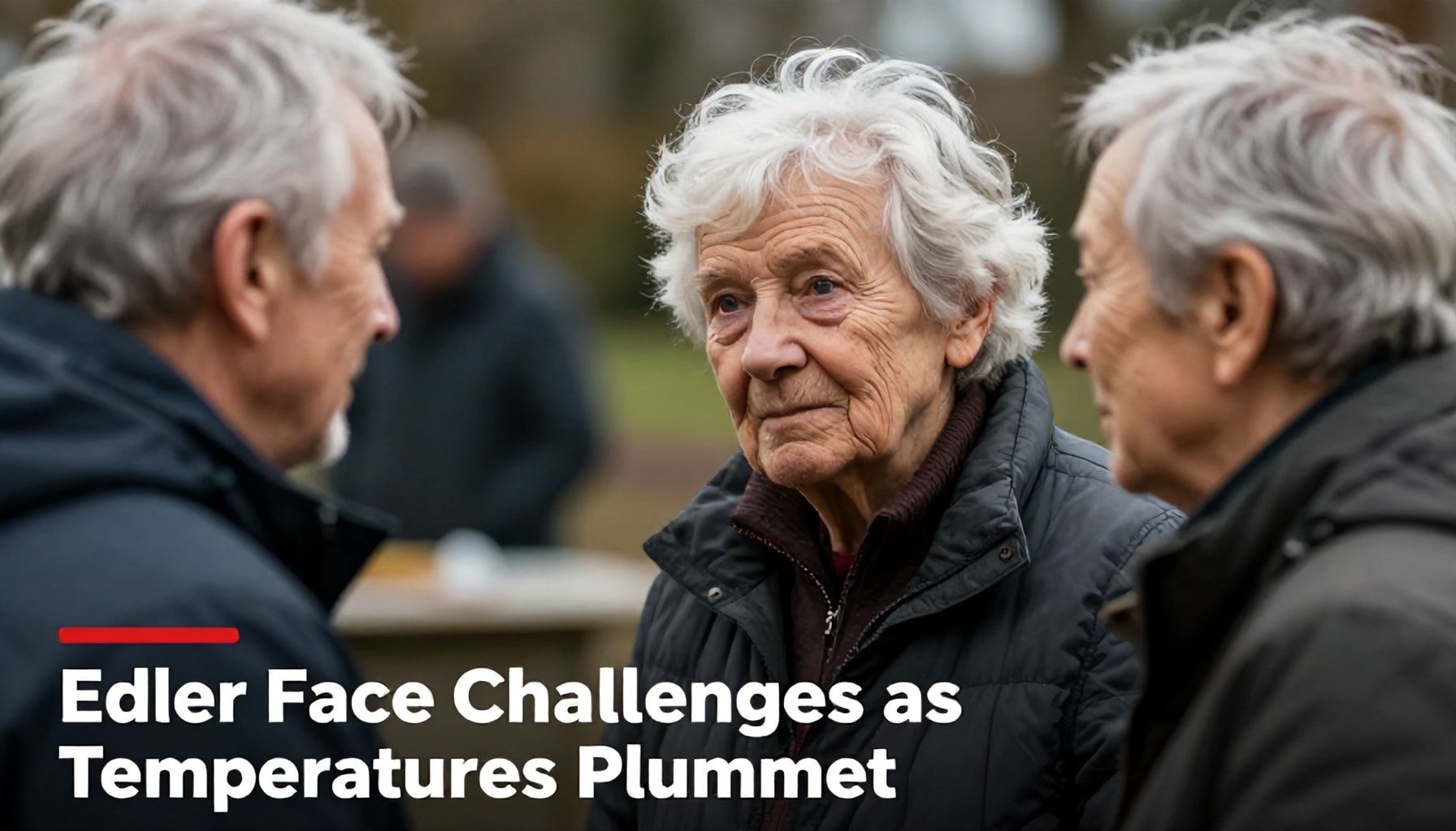 Elderly Face Challenges as Temperatures Plummet